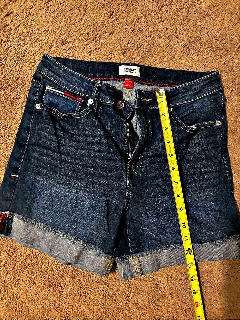 Tommy Hilfiger Women's Denim Jean Shorts Blue